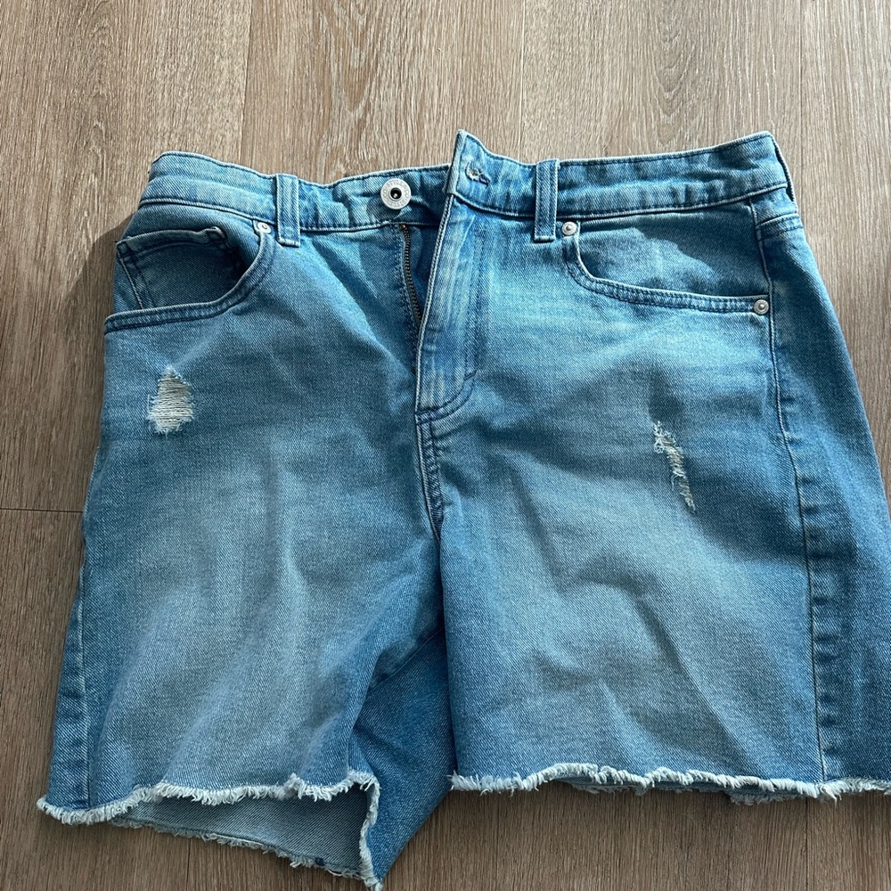 Denim shorts